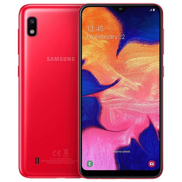Galaxy A10 2019 reconditionn&eacute; 32 Go, Rouge, d&eacute;bloqu&eacute;