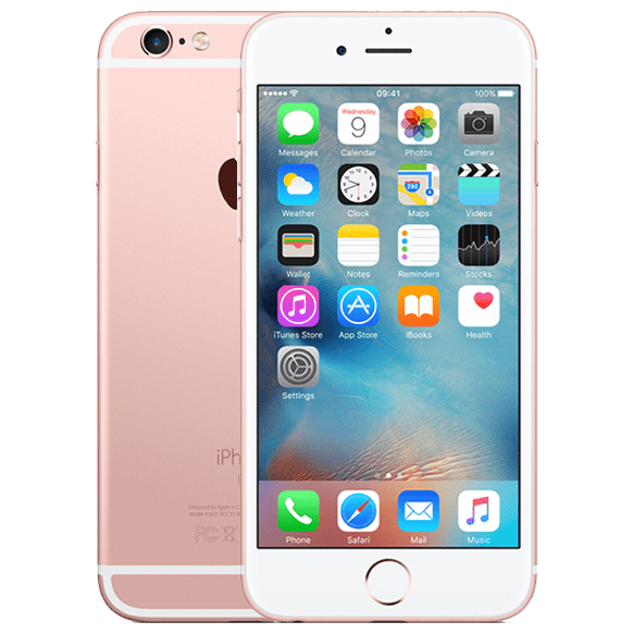 iPhone 6s reconditionné 32 Go, Or rose, SANS TOUCH ID, débloqué