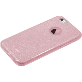 Coque slim&nbsp;paillet&eacute;e &eacute;tincelante pour Apple iPhone 6/6s, Or Rose