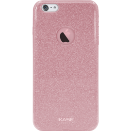 Coque slim pailletée étincelante pour Apple iPhone 6 Plus/6s Plus, Or Rose