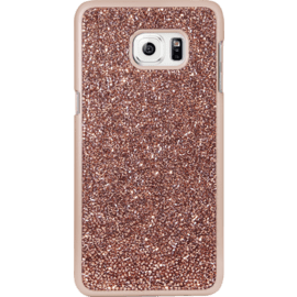 Coque Bling Strass pour Samsung Galaxy S6 Edge Plus, Or Rose