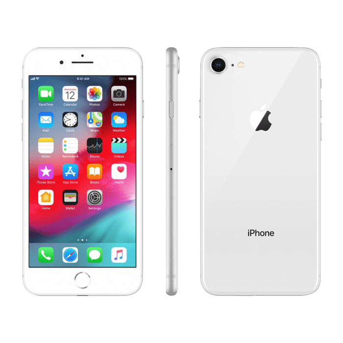 iPhone 8 reconditionn&eacute; 64 Go, Argent, SANS TOUCH ID, d&eacute;bloqu&eacute;