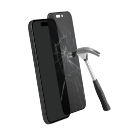 Protection d'&eacute;cran Priv&eacute;e en verre tremp&eacute; (60% verre tremp&eacute; recycl&eacute;) pour Apple iPhone 16 Pro, Noir