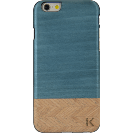 Coque bois pour Apple iPhone 6/6s, Bolivar Bleu