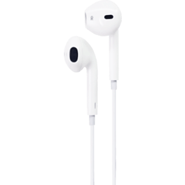 K Ecouteur avec micro et t&eacute;l&eacute;commande, Blanc Lumineux