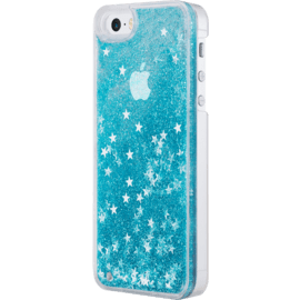 Case (P) Bling Bling Glitter Case for Apple iPhone 5/5s/5C/SE, Frozen Blue
