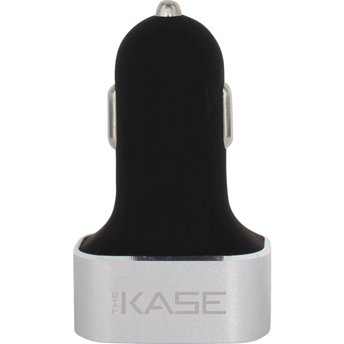 5.1A Chargeur allume-cigare triple USB pour Smartphones et Tablettes, Argent