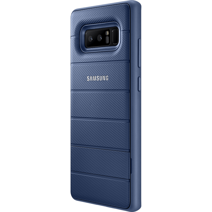 Coque renforc&eacute;e Stand Bleu fonc&eacute; pour Galaxy Note 8