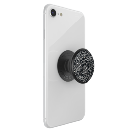 PopSockets PopGrip, Cristal Noir de Jais Swarovski