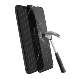 Protection d'&eacute;cran Priv&eacute;e en verre tremp&eacute; (100% de surface couverte) pour Apple iPhone 13 Pro Max/ 14 Plus, Noir
