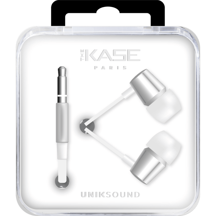 K In-ear Headphones, Metallic Silver