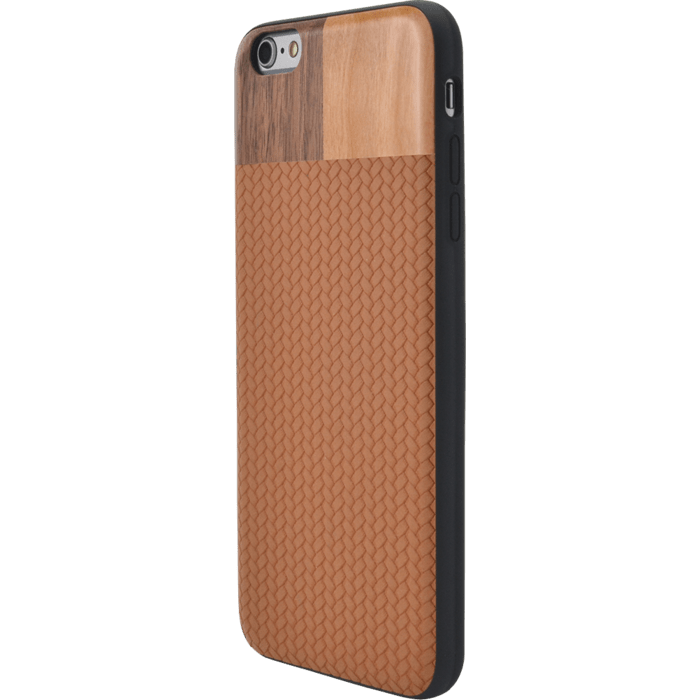 Coque pour Apple iPhone 6 Plus/6s Plus, Marron et bois Noyer et cerisier