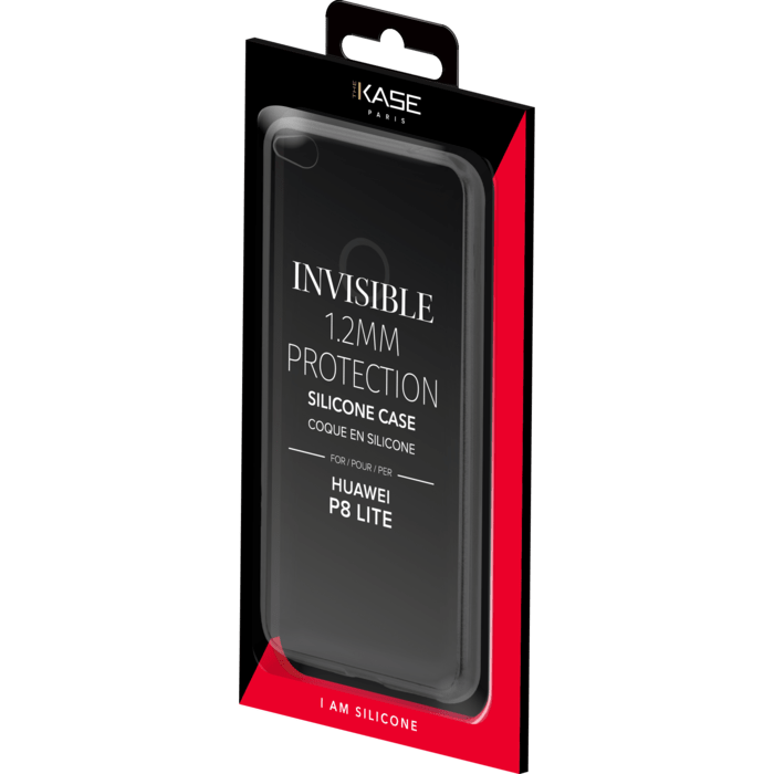 Custodia Slim invisibile per Huawei P8 Lite (2017) 1.2mm, trasparente