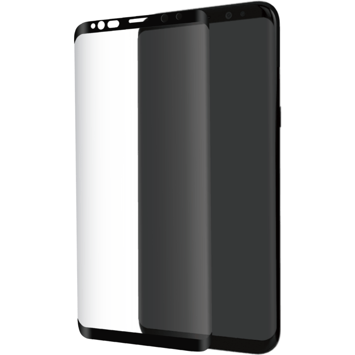 Protection d'écran en verre trempé Bord à Bord Incurvé avancé pour Samsung Galaxy S9, Noir