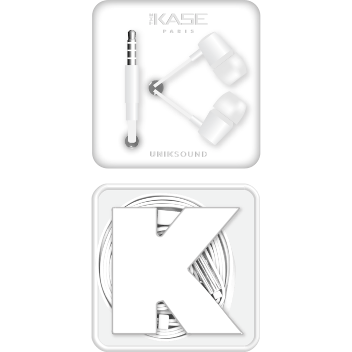 K Ecouteurs intra-auriculaires,  Blanc Lumineux