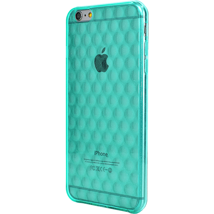 Coque Bulle silicone pour Apple iPhone 6 Plus/6s Plus (5.5 pouces), Turquoise