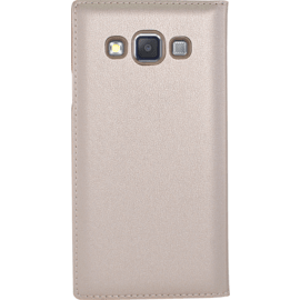 Etui &agrave; clapet pour Samsung Galaxy A3, Or
