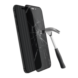 Protection d'&eacute;cran Priv&eacute;e en verre tremp&eacute; (100% de surface couverte) pour Apple iPhone 14 Pro Max, Noir