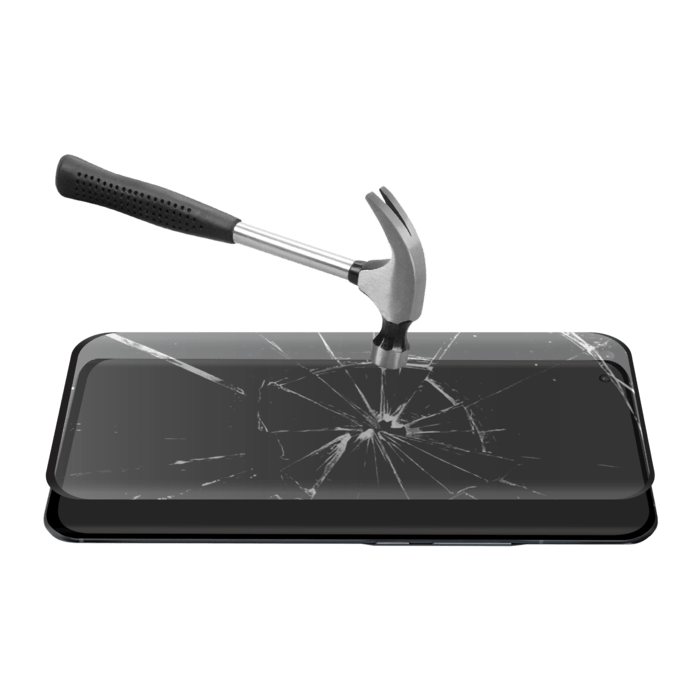 Protection d'&eacute;cran en verre tremp&eacute; Bord &agrave; Bord Incurv&eacute; pour Xiaomi Mi 11/11 Ultra, Noir