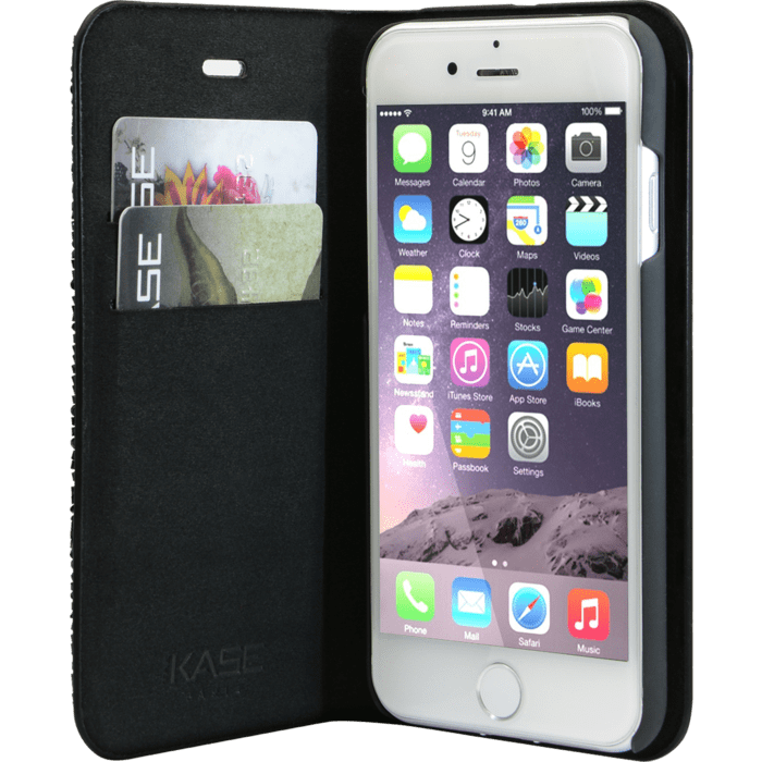 Coque Clapet Bling Strass pour Apple iPhone 6/6s/7/8/SE 2020/SE 2022, Minuit Noir