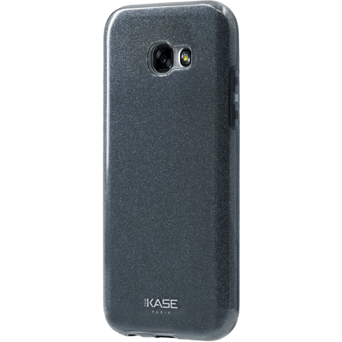 Coque slim pailletée étincelante pour Samsung Galaxy A3 (2017), Noir