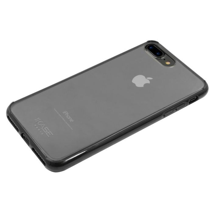 Coque Hybride invisible pour Apple iPhone 7 Plus/8 Plus, Black