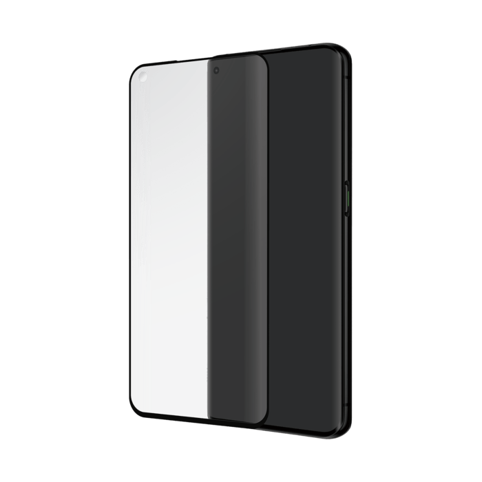 Protection d'&eacute;cran en verre tremp&eacute; Bord &agrave; Bord Incurv&eacute; pour OPPO Find X2/X2 Pro, Noir