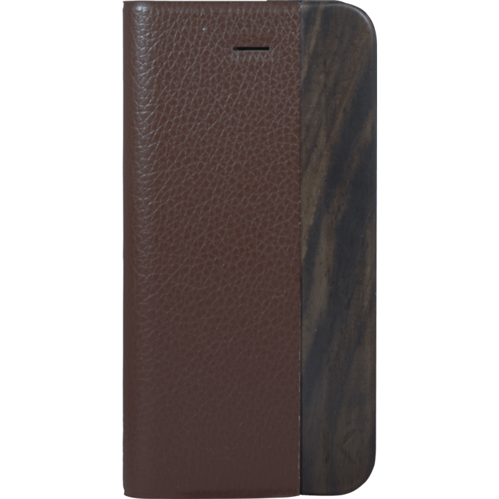 Coque clapet pour Apple iPhone 5c, motif marron litchi & Bois de rose