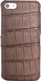 Book Type Flip case pour Apple Iphone 5C, Fa&ccedil;on croco Gris