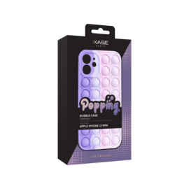 Coque Popping Bubble pour Apple iPhone 12 mini, Bleu Vert