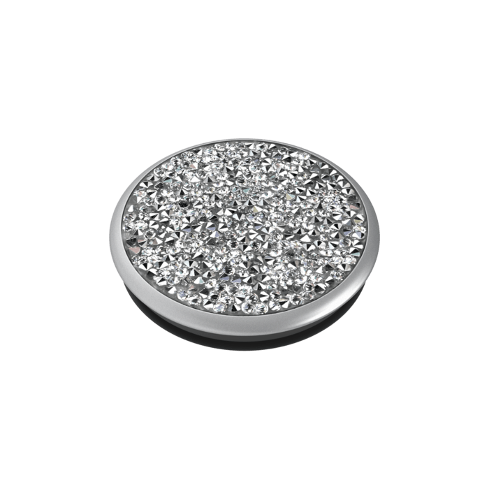 PopSockets PopGrip, Cristal Argent Swarovski