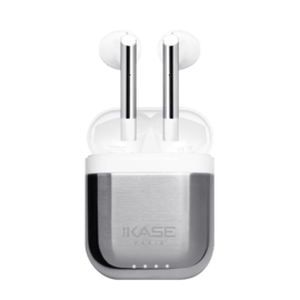 &Eacute;couteurs sans fil Sonik Ultra On-Ear avec bo&icirc;tier de chargement, Argent Titanium