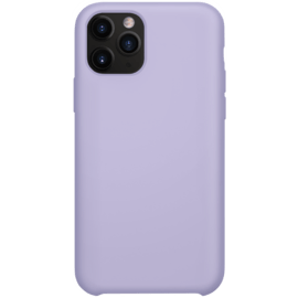 Coque en Gel de Silicone Doux pour Apple iPhone 11 Pro, Violet Lilas