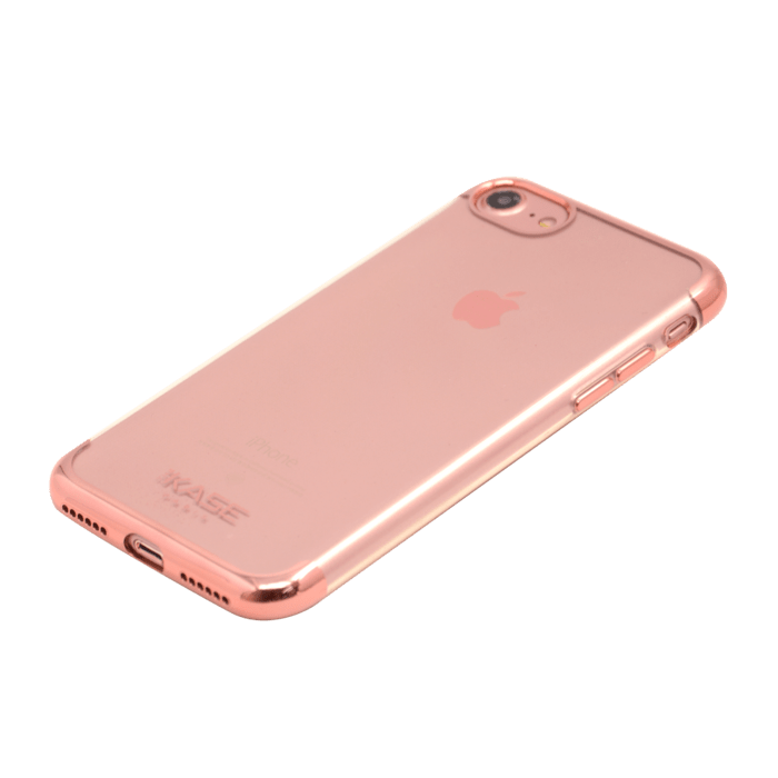 Étui métallique invisible pour Apple iPhone 6/6s/7/8/SE 2020, rose
