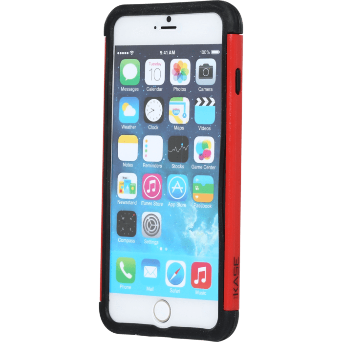 Rugged Coque Anti-choc pour Apple iPhone 6 Plus/6s Plus, Rouge