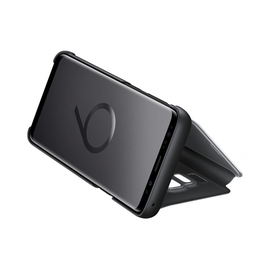 Case Clear View cover avec fonction Stand Black Galaxy S9
