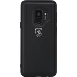 Case Ferrari Heritage Portofino Genuine Leather Case for Samsung Galaxy S9, Black