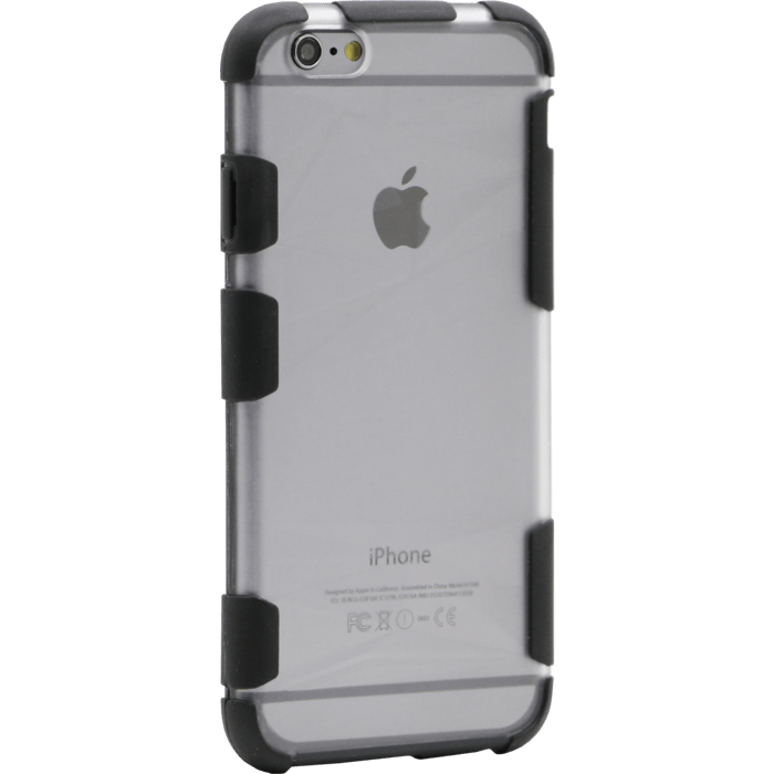 Coque antichoc pour Apple iPhone 6/6s, motif diamant, Noir