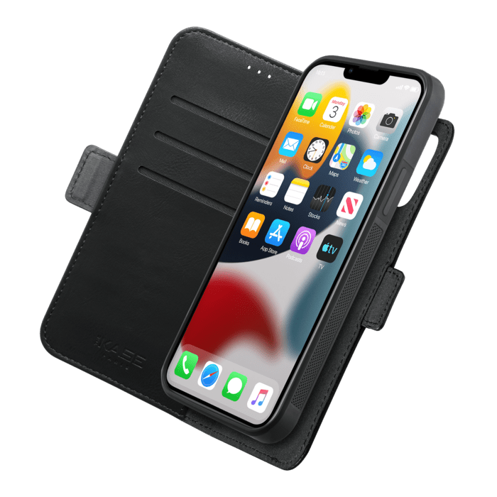 Etui & Coque robuste magn&eacute;tique 2-en-1 pour Apple iPhone 14 Plus, Noir Onyx