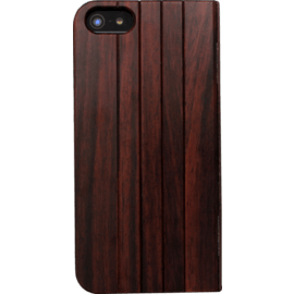 Coque Clapet pour Apple iPhone 5/5s/SE, Bois Naturel de Rosewood