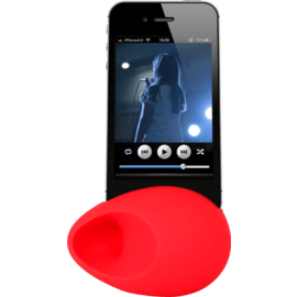 Case Egg Sound amplifier for Apple iPhone 5/5s/5C/SE, Red
