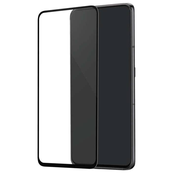 Protection d'écran en verre trempé Bord à Bord Incurvé pour Samsung Galaxy A80 2019, Noir
