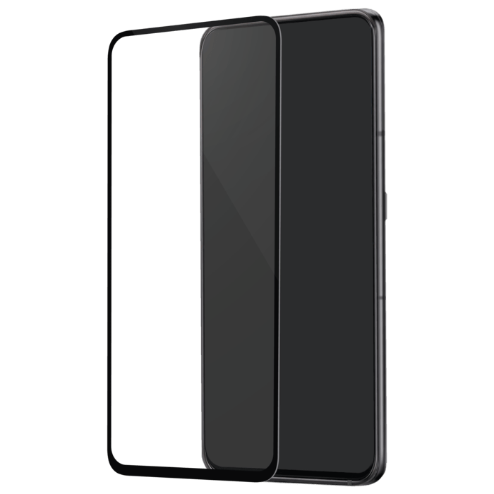 Protection d'&eacute;cran en verre tremp&eacute; Bord &agrave; Bord Incurv&eacute; pour Samsung Galaxy A80 2019, Noir