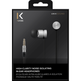 &Eacute;couteurs intra-auriculaires &agrave; isolation&nbsp;phonique&nbsp;haute fid&eacute;lit&eacute;, Argent