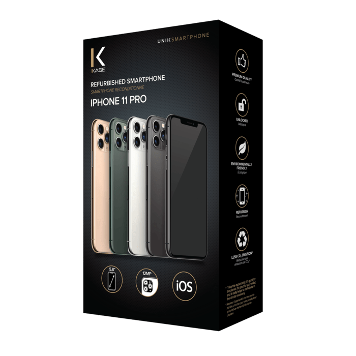iPhone 11 Pro reconditionn&eacute; 512 Go, Gris sid&eacute;ral, d&eacute;bloqu&eacute;