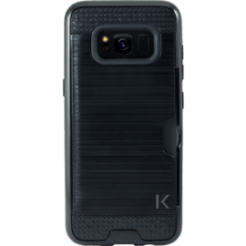 Case Anti-Shock Credit Card Case For Samsung Galaxy S8, Black