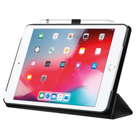Coque clapet folio slim fit avec porte-stylo Pour Apple iPad mini 4 / 5th g&eacute;n&eacute;ration