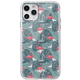 Coque hybride Flamant rose tropical pour Apple iPhone 11 Pro Max