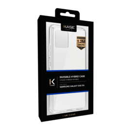 Coque hybride invisible pour Samsung Galaxy A42 5G, Transparente