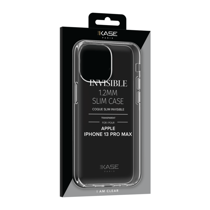 Coque Slim Invisible pour Apple iPhone 13 Pro Max 1,2mm, Transparente
